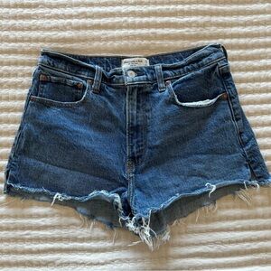 Abercrombie and fitch ultra high rise mom short